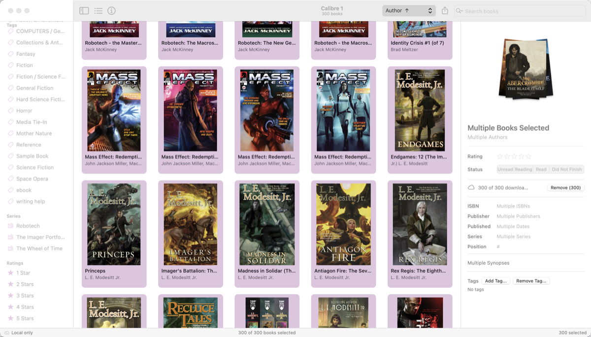 Importing books